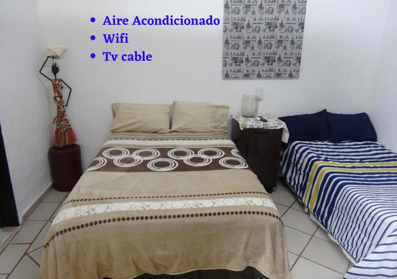 Habitaciones-cómodas-aire-wifi-tv-cerca de playa-!!excelente precio ii Manzanillo Exterior foto